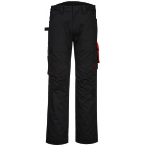 Spodnie robocze PW240 czarno/czerwone